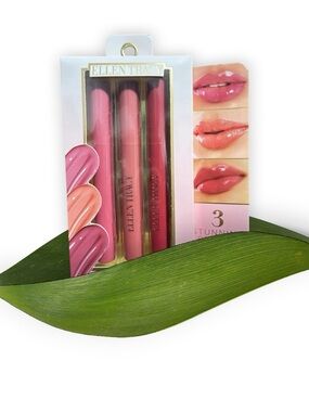 Ellen Tracy Lipstick  Trio - Pink, Coral, Rose